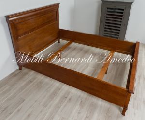 OC288 Letto Matrimoniale In Noce Misura Queen Size 09